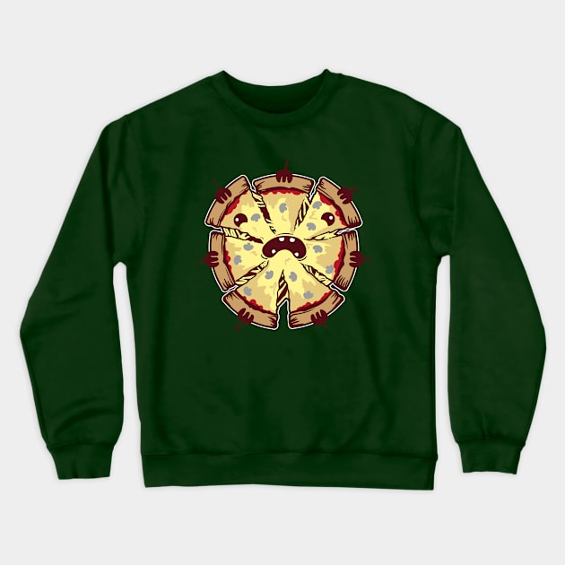 Pizza Rack Crewneck Sweatshirt by Soulkr